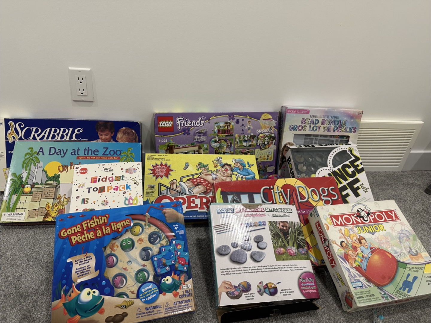 Board Game Bundle: Scrabble, Lego Friends, Monopoly Jr & More!