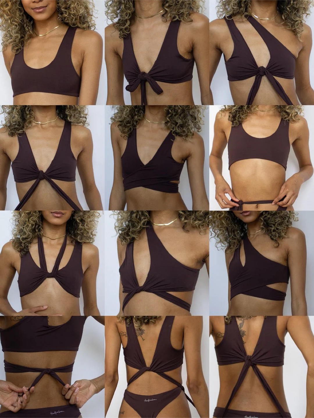 437 Black Swim Kenzie Bikini Top - Small