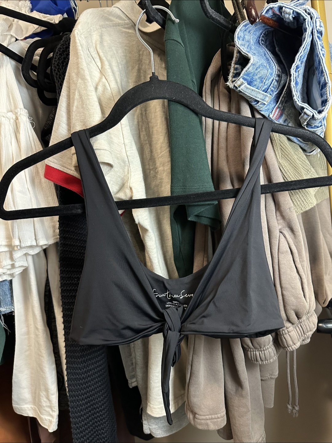 437 Black Swim Kenzie Bikini Top - Small - photo 2