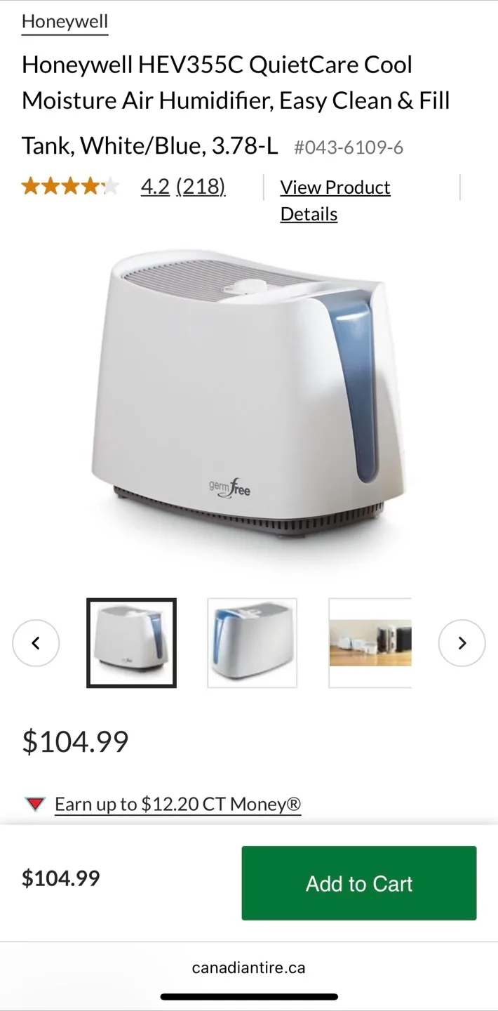 Honeywell Cool Moisture Humidifier image indicator(5)