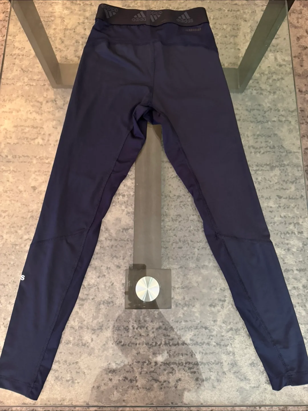 Brand New Adidas Black Training Tights - Size J/S, Youth Small image indicator(3)