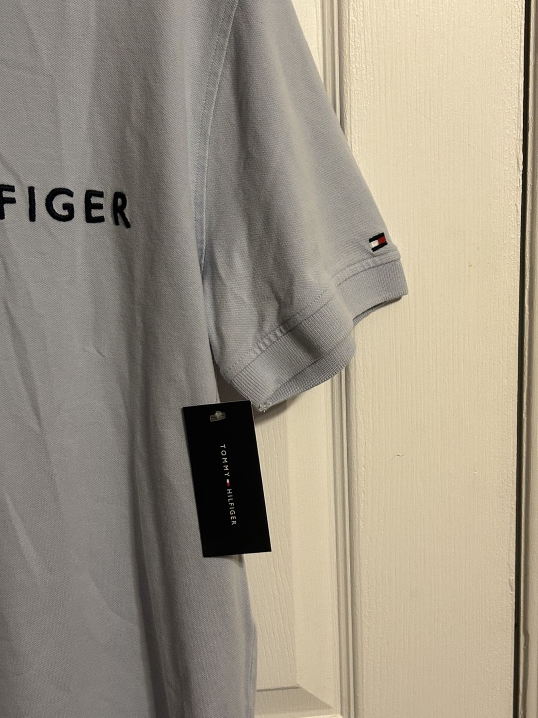 Tommy Hilfiger Polo Shirt - Size L - Light Blue - photo 3