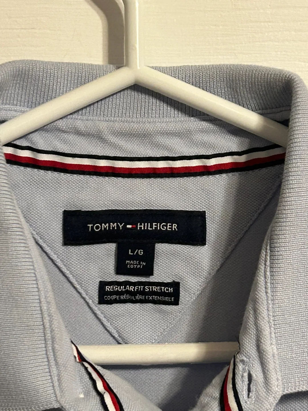 Tommy Hilfiger Polo Shirt - Size L - Light Blue image indicator(2)