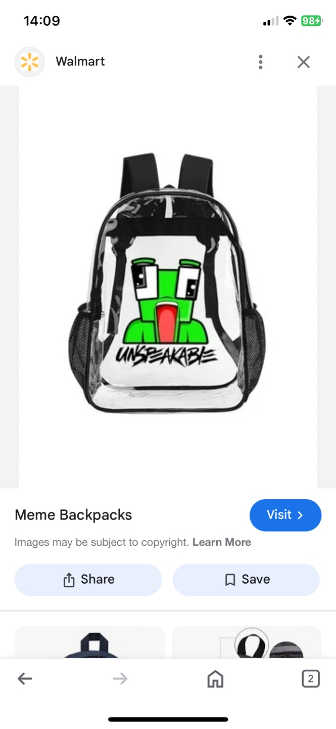 Unspeakable Clear Backpack - photo 5