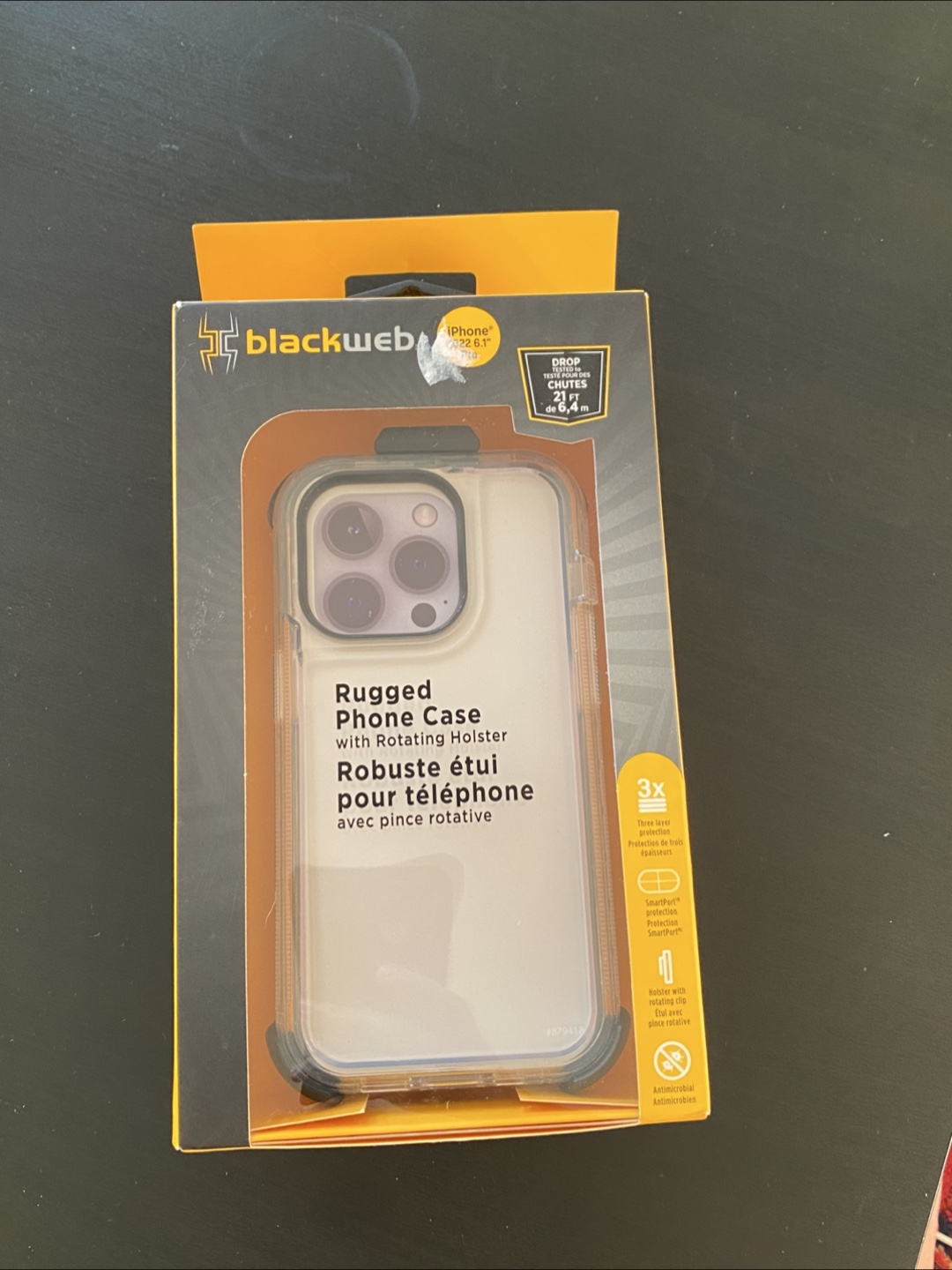 Blackweb iPhone 14 Pro Rugged Case - New in Box
