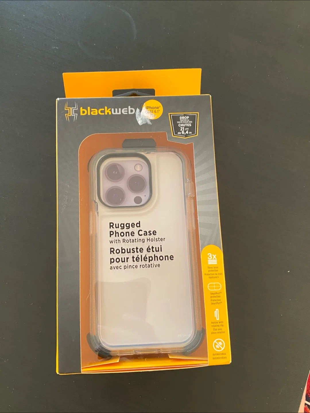Blackweb iPhone 14 Pro Rugged Case - New in Box thumbnail