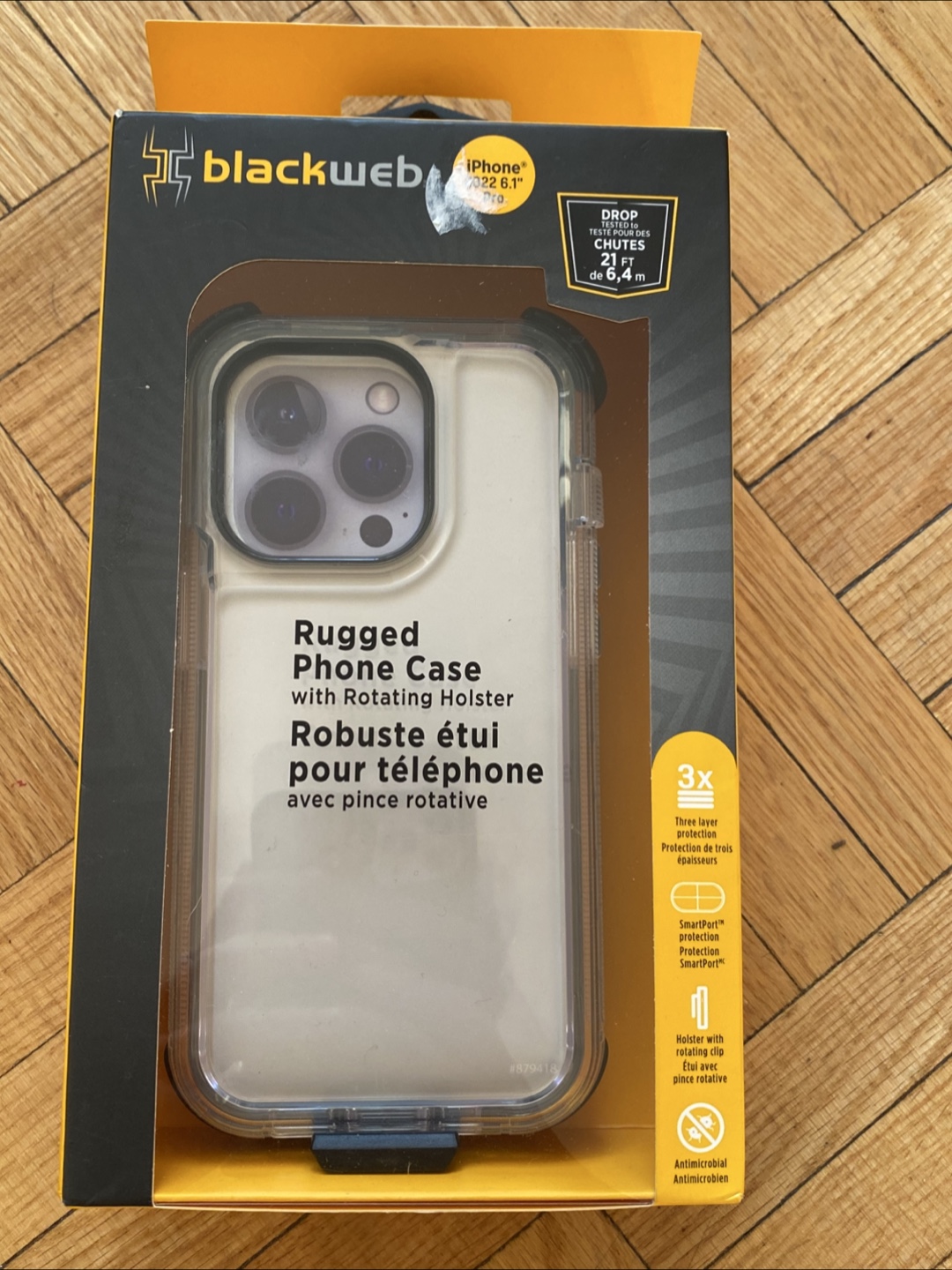 Blackweb iPhone 14 Pro Rugged Case - New in Box - photo 4