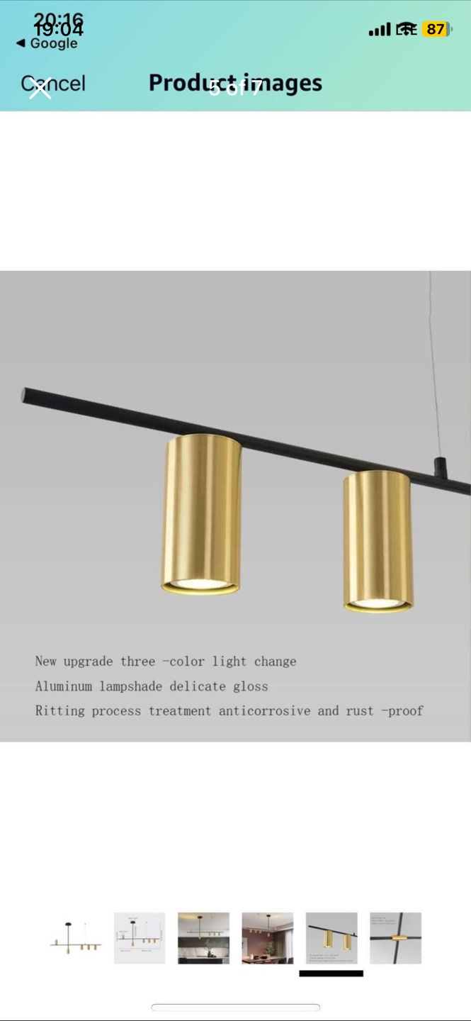 Modern Linear Pendant Light - photo 5