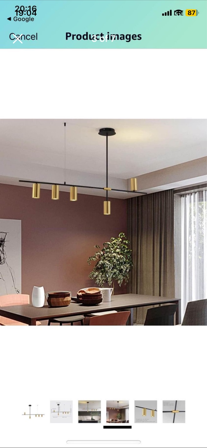 Modern Linear Pendant Light - photo 3