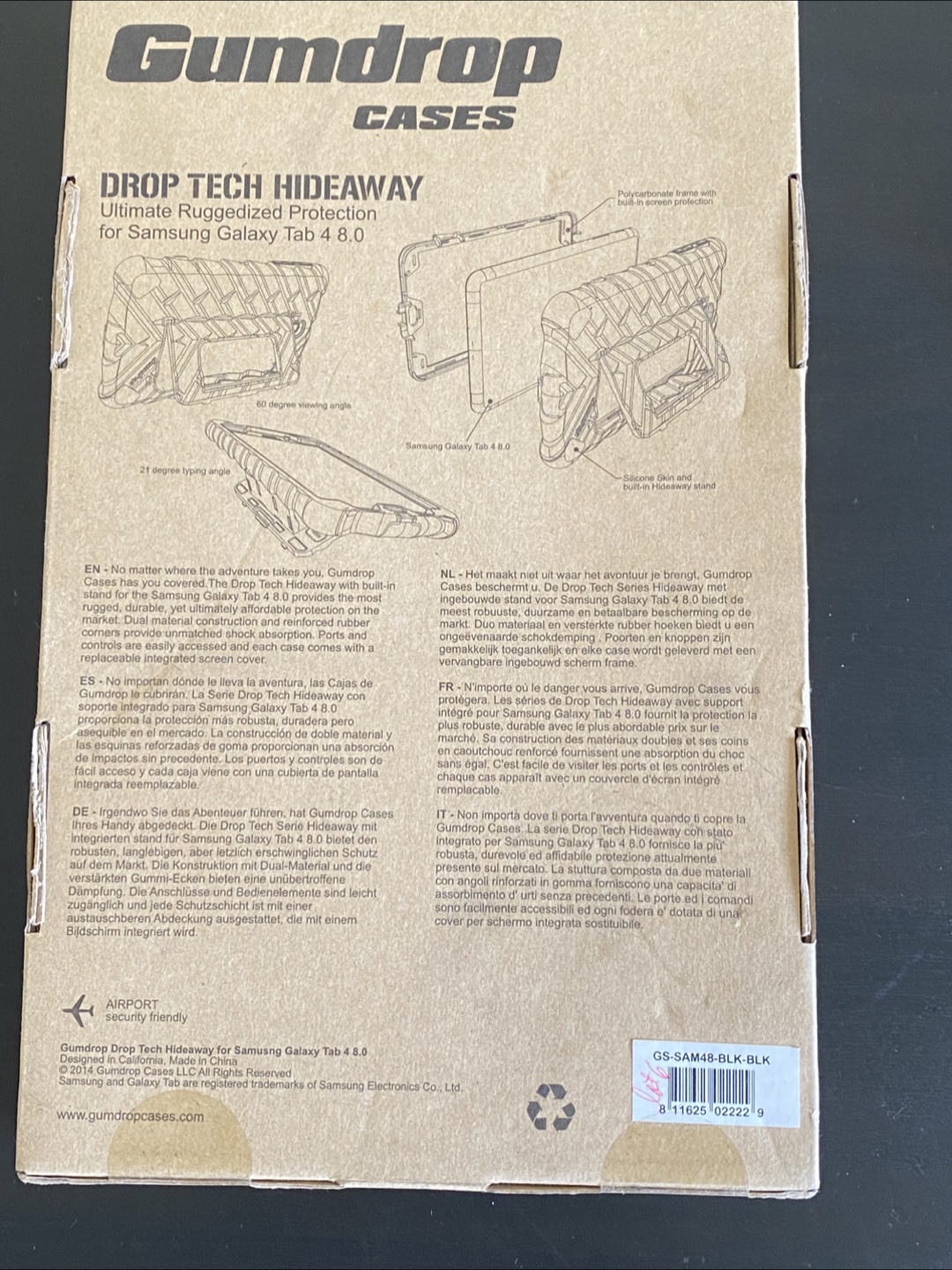 Gumdrop Drop Tech Hideaway Case for Samsung Galaxy Tab 4 8.0 - photo 3