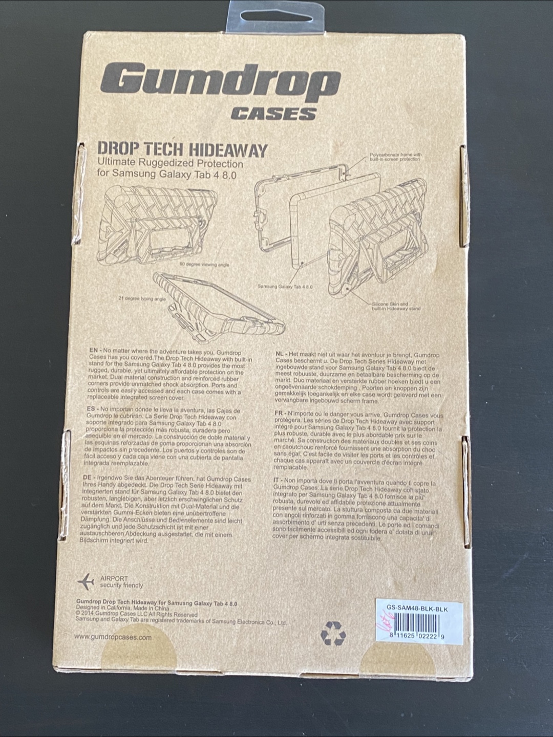 Gumdrop Drop Tech Hideaway Case for Samsung Galaxy Tab 4 8.0 - photo 4