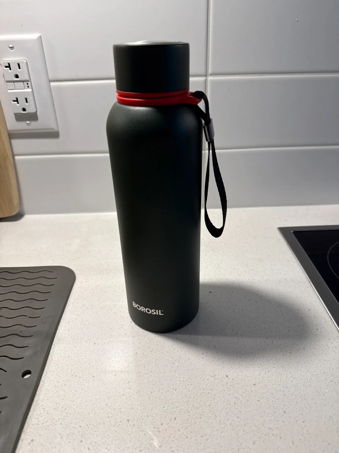 Borosil Hydra Bottle - Black thumbnail