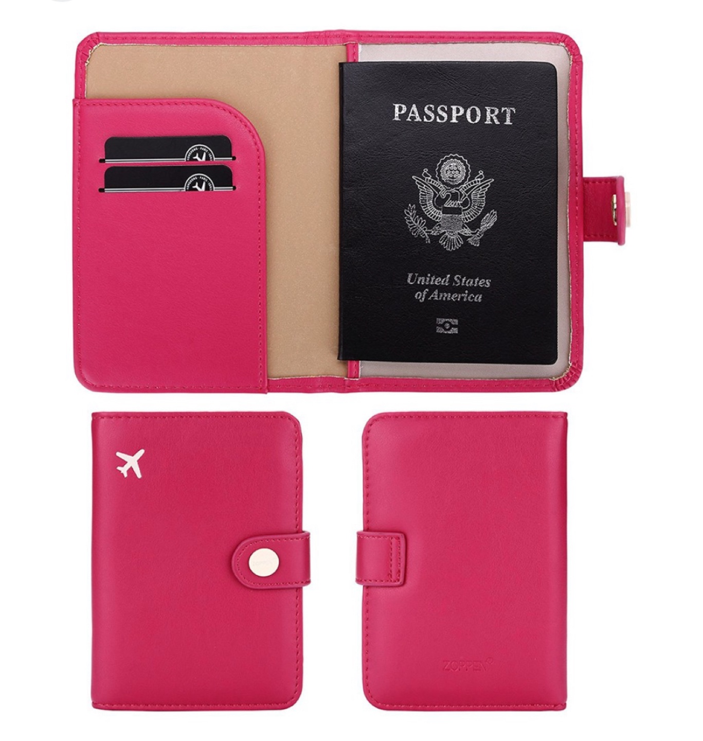 MOCKS Passport Holder - Pink