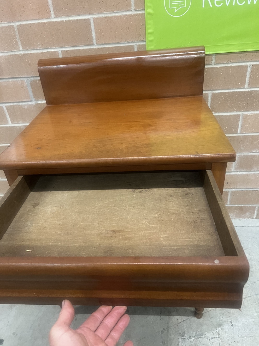 Vintage Wooden Side Table w/drawers - photo 3