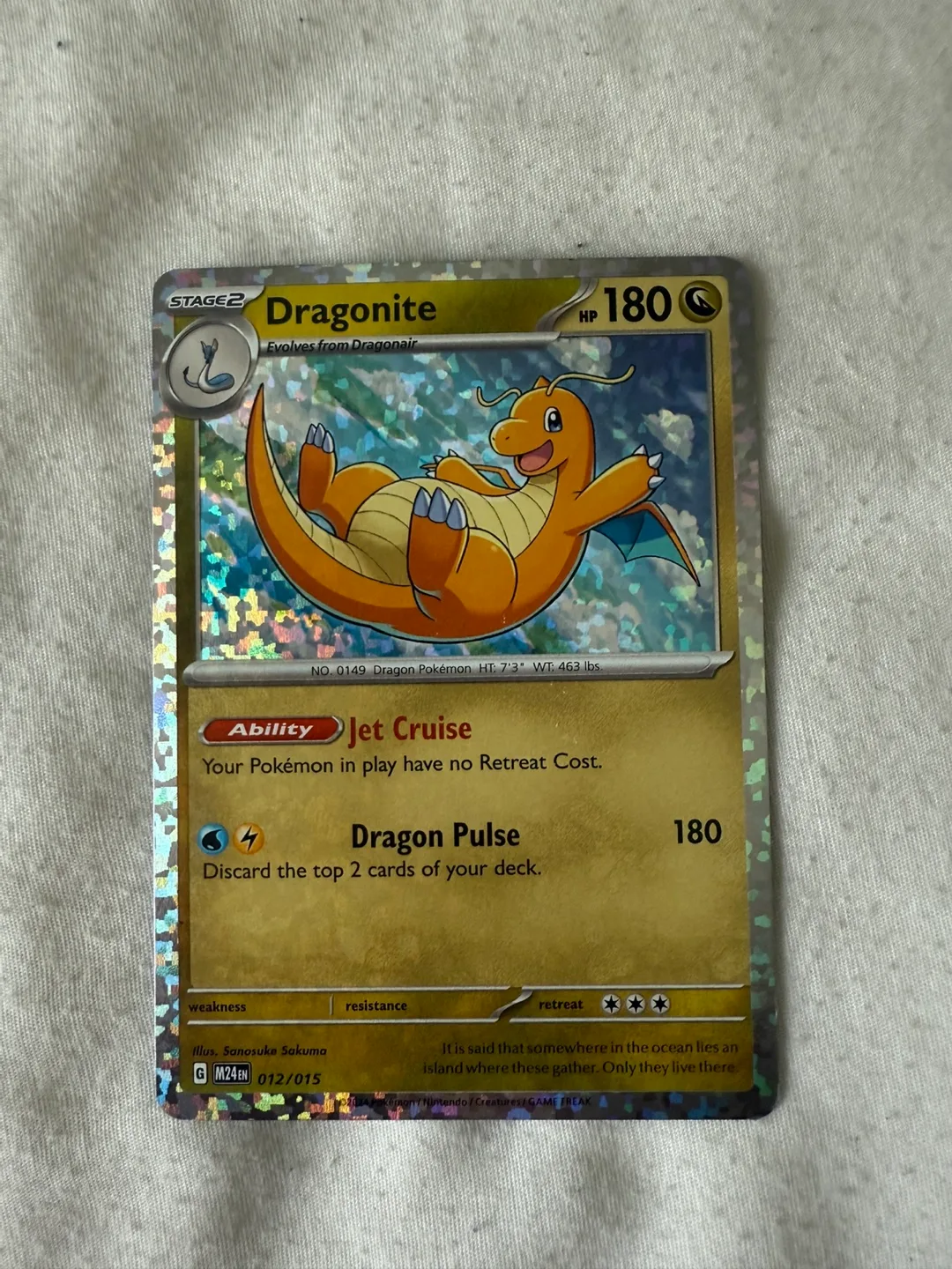 Dragonite Pokemon Card thumbnail
