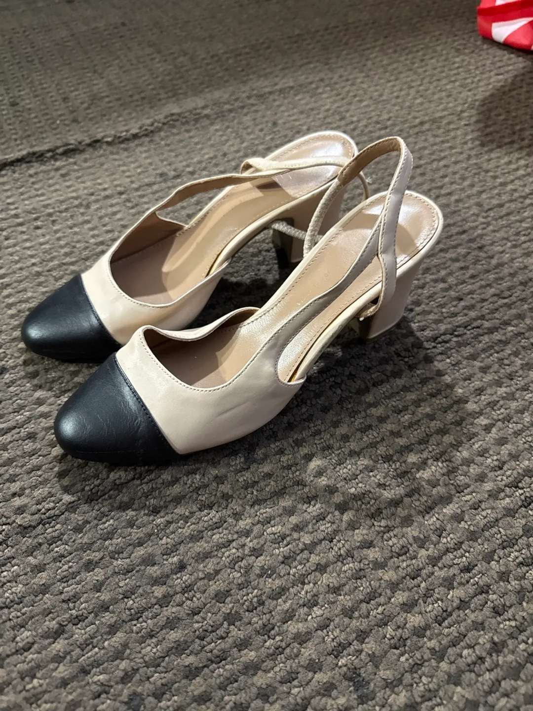 Two-Tone Slingback Heels thumbnail