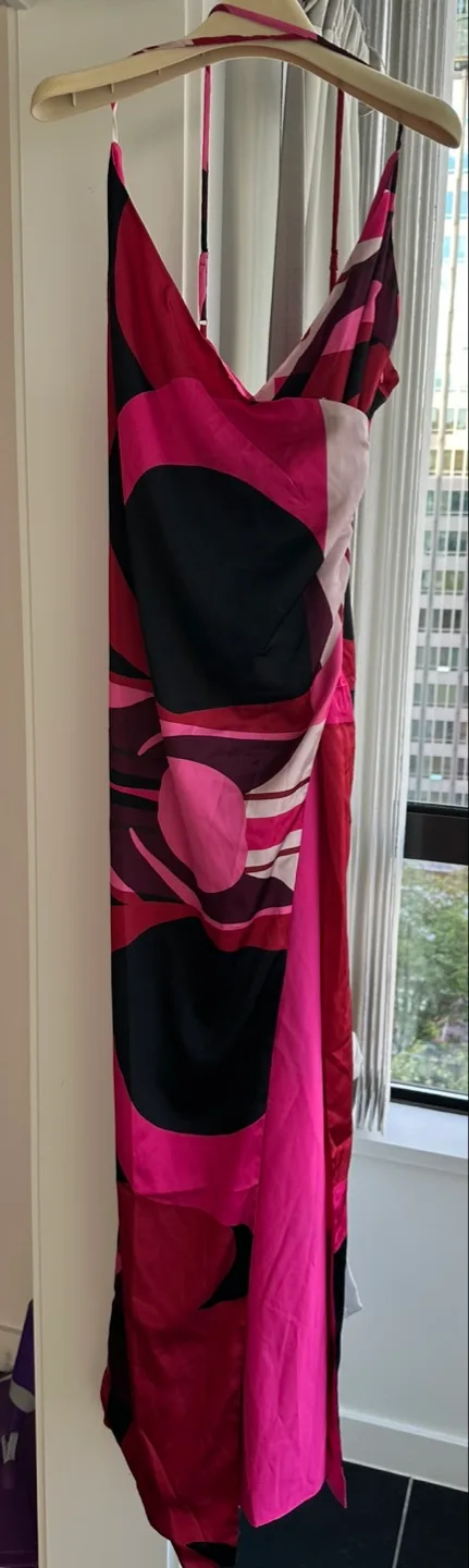 Fashion Nova Dani Maxi Dress - Pink, Size small image indicator(3)