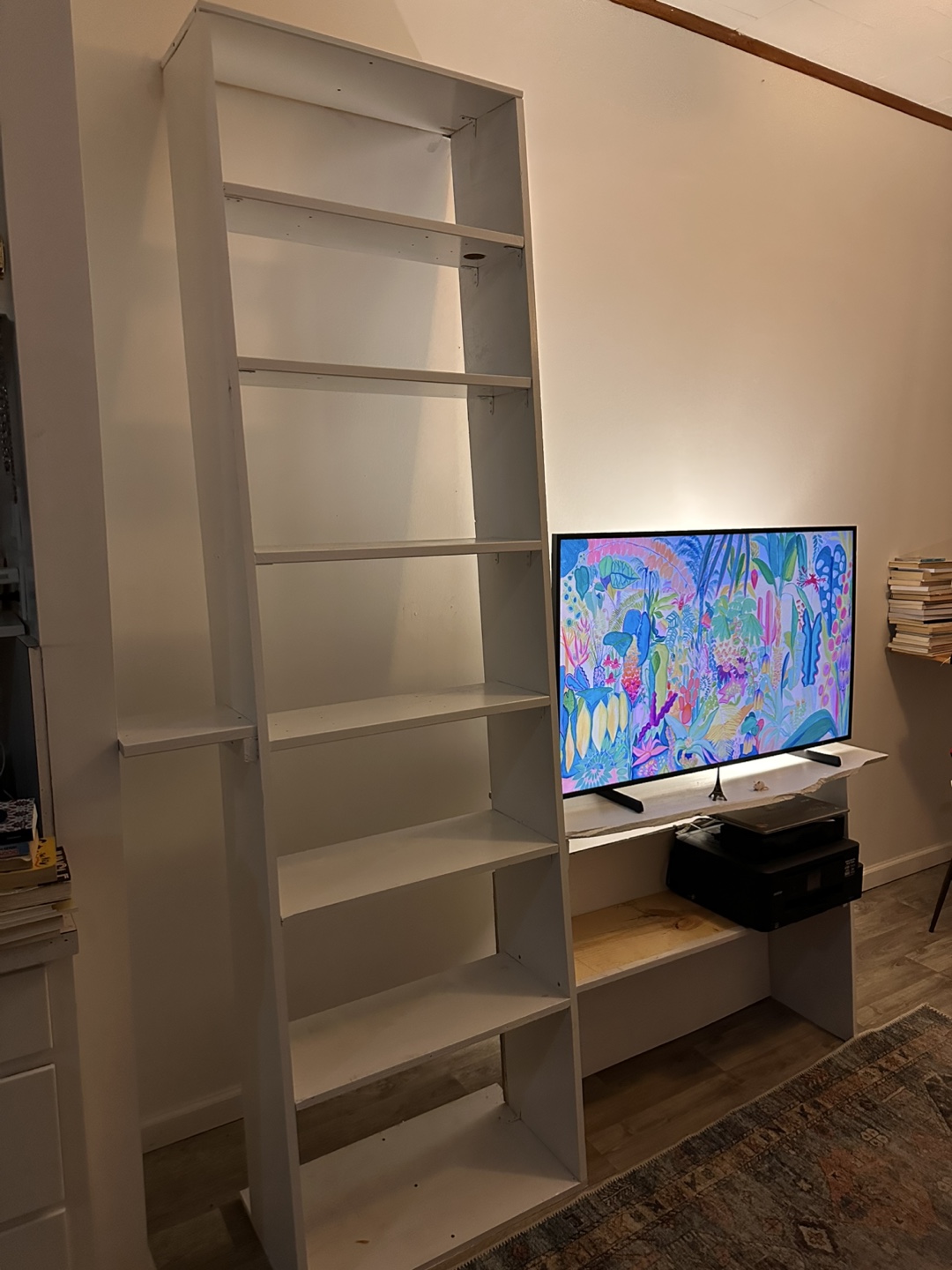 White Shelf Unit