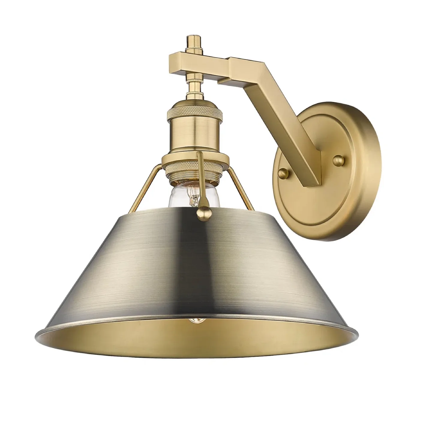 1-Light Wall Sconce in Brushed Champagne thumbnail