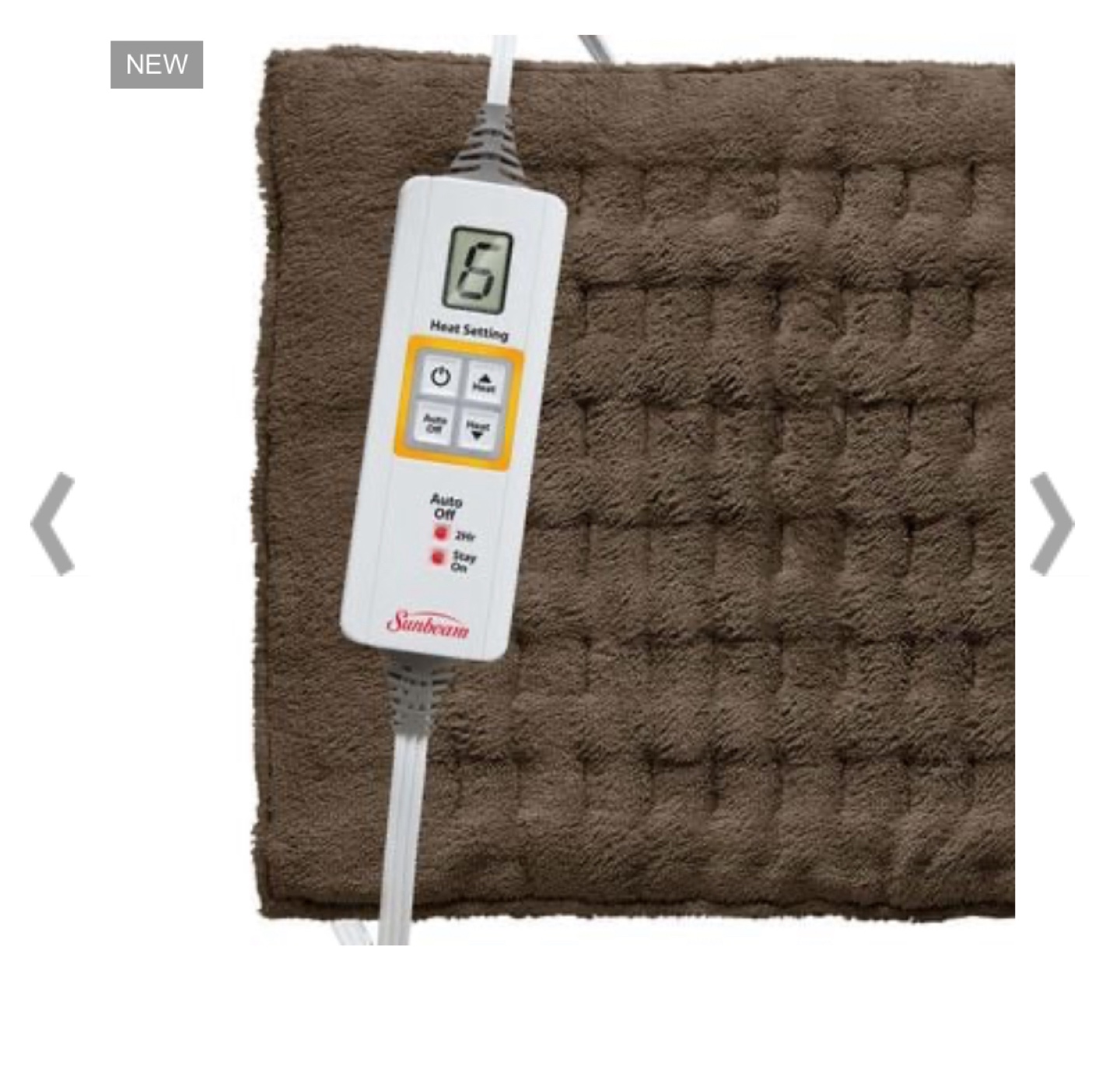 New Sunbeam Heating Pad King Size - photo 3