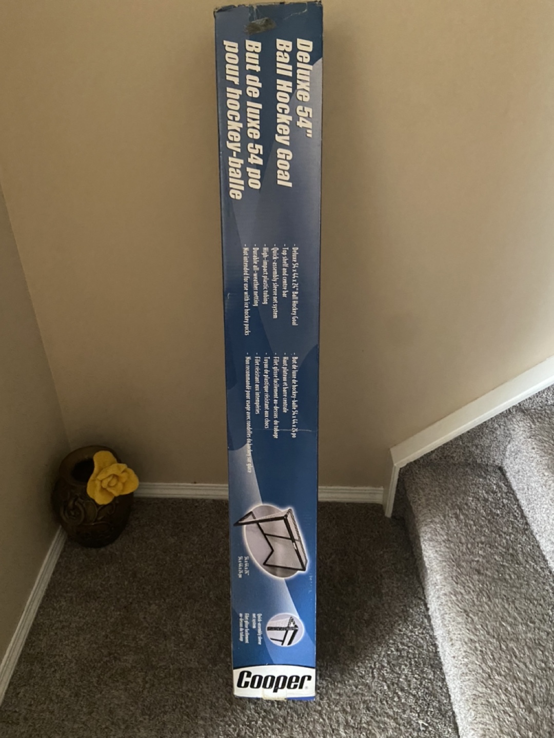 Cooper Deluxe 54" Ball Hockey Goal - New in Box! - photo 2