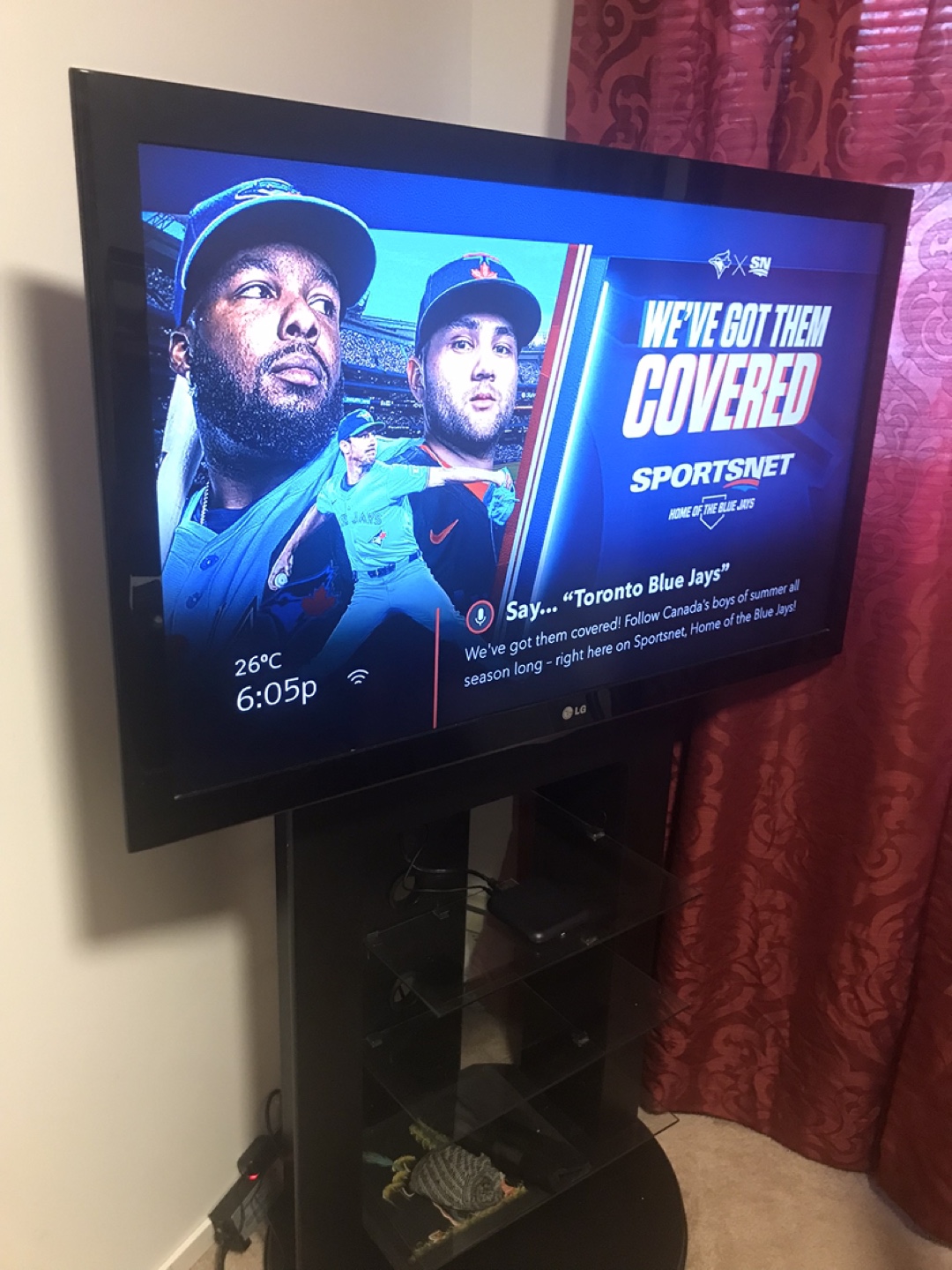 46” LG TV with Swivel Stand