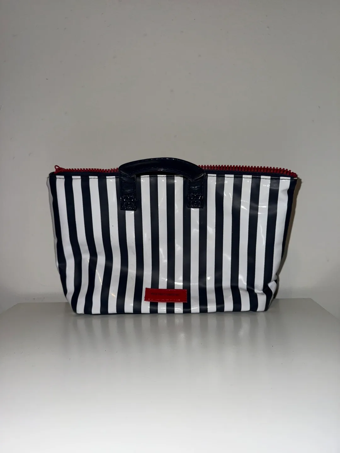 Henri Bendel Striped Cosmetic Bag thumbnail