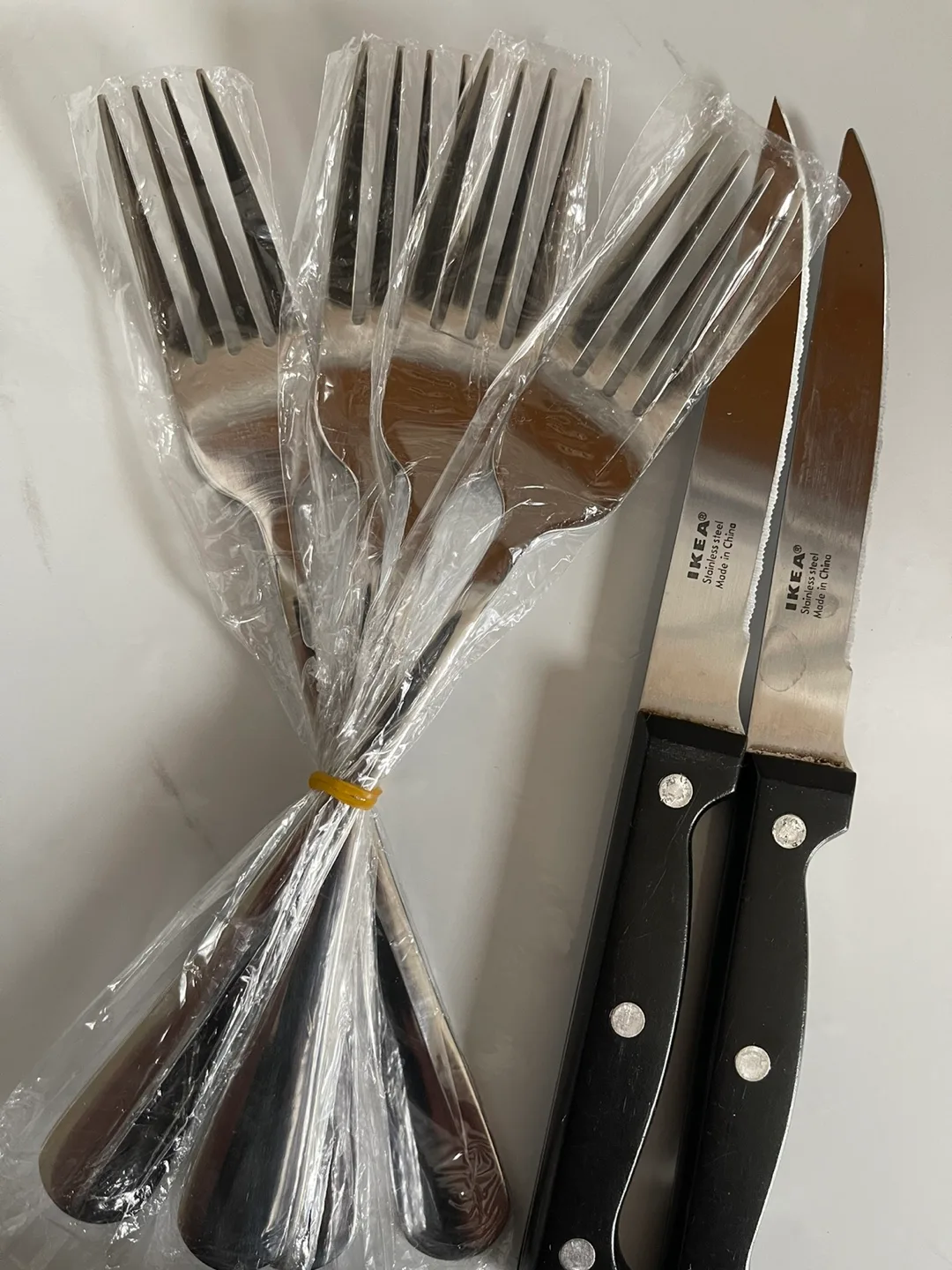 Stainless Steel Forks (non IKEA) & Knives (IKEA) thumbnail
