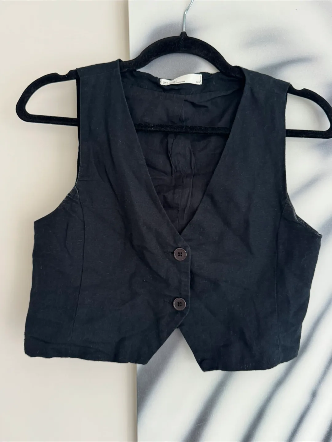 ‼️MOVING OUT SALE‼️Oak + Fort Black Vest - Size XS thumbnail