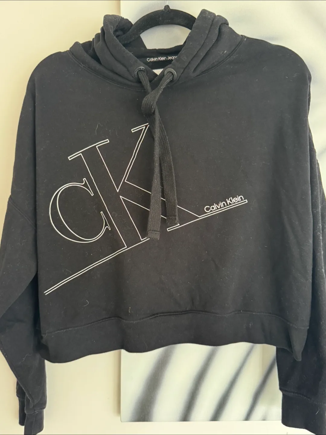 ‼️MOVING OUT SALE‼️Calvin Klein Jeans Black Hoodie - Size S thumbnail