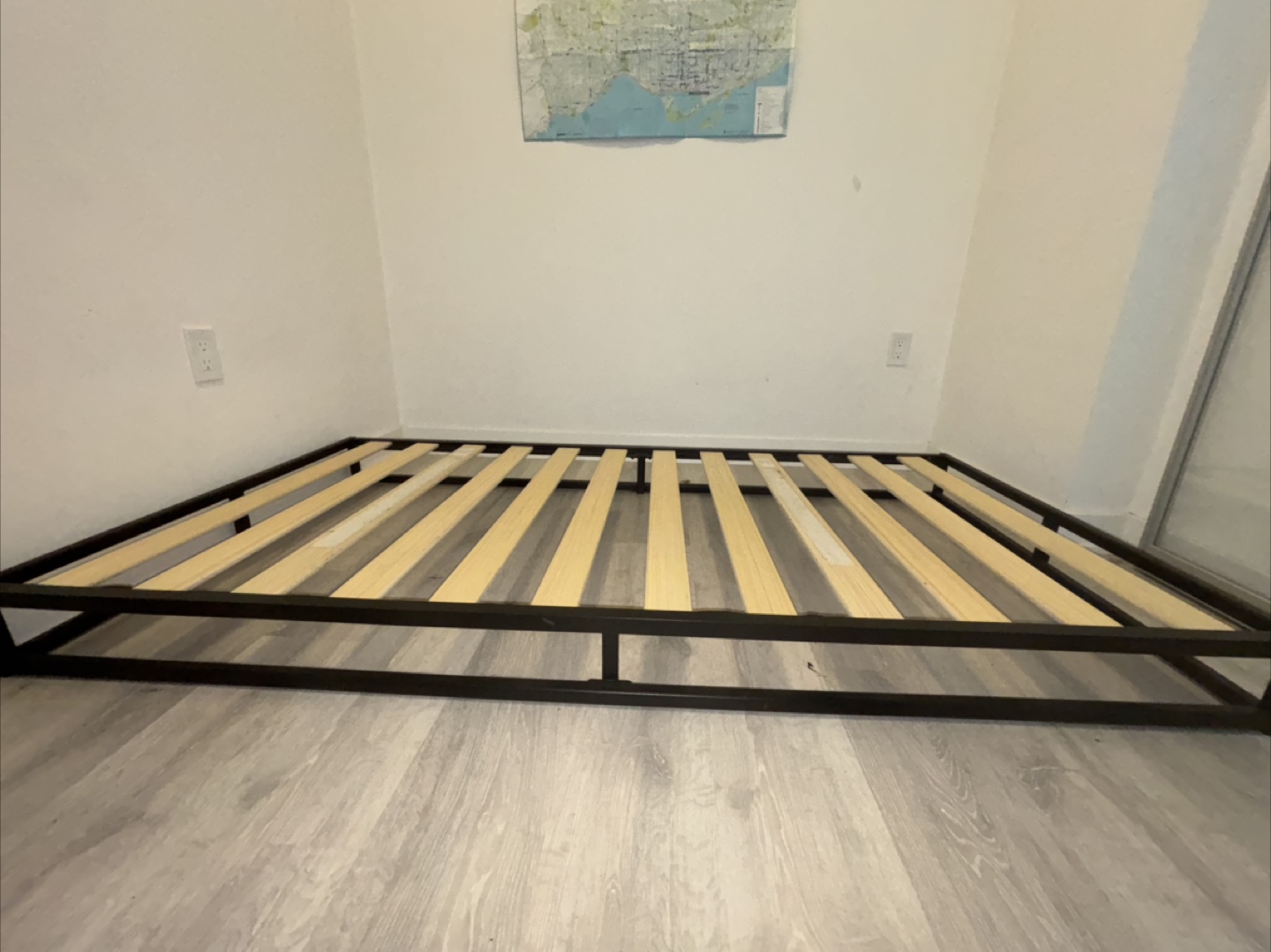 Metal Twin Bed Frame - Black