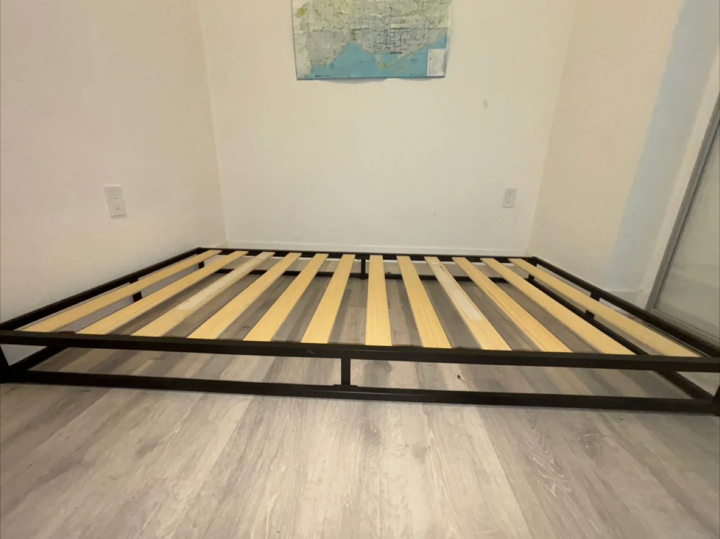 Metal Twin Bed Frame - Black