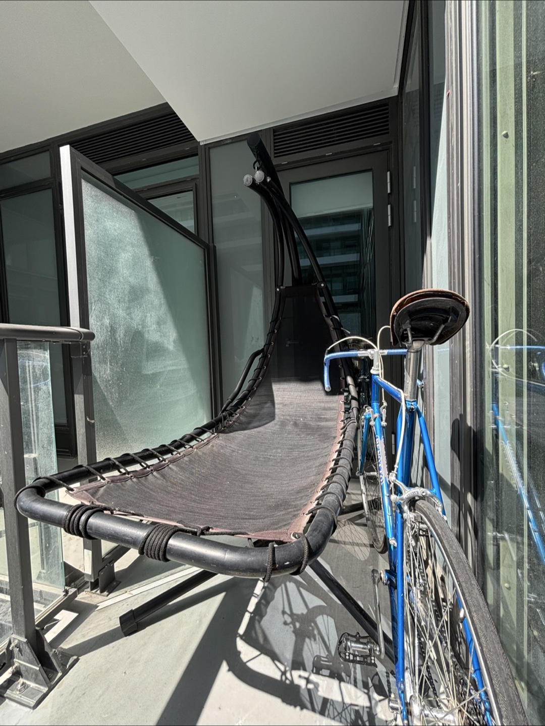 Balcony Hammock with Stand