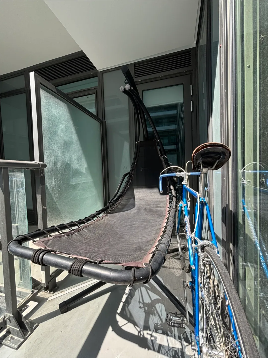 Balcony Hammock with Stand