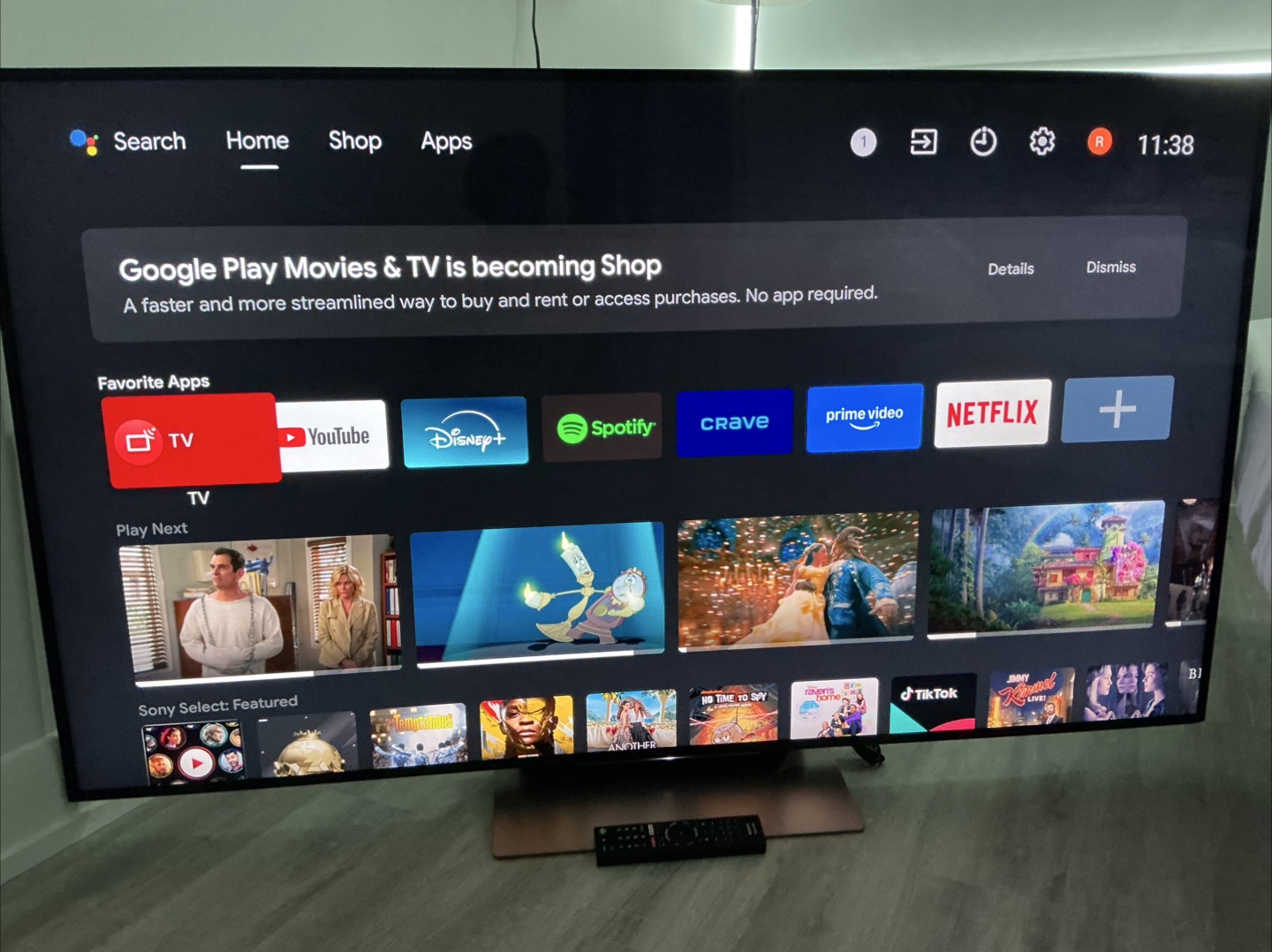 Sony 65” TV