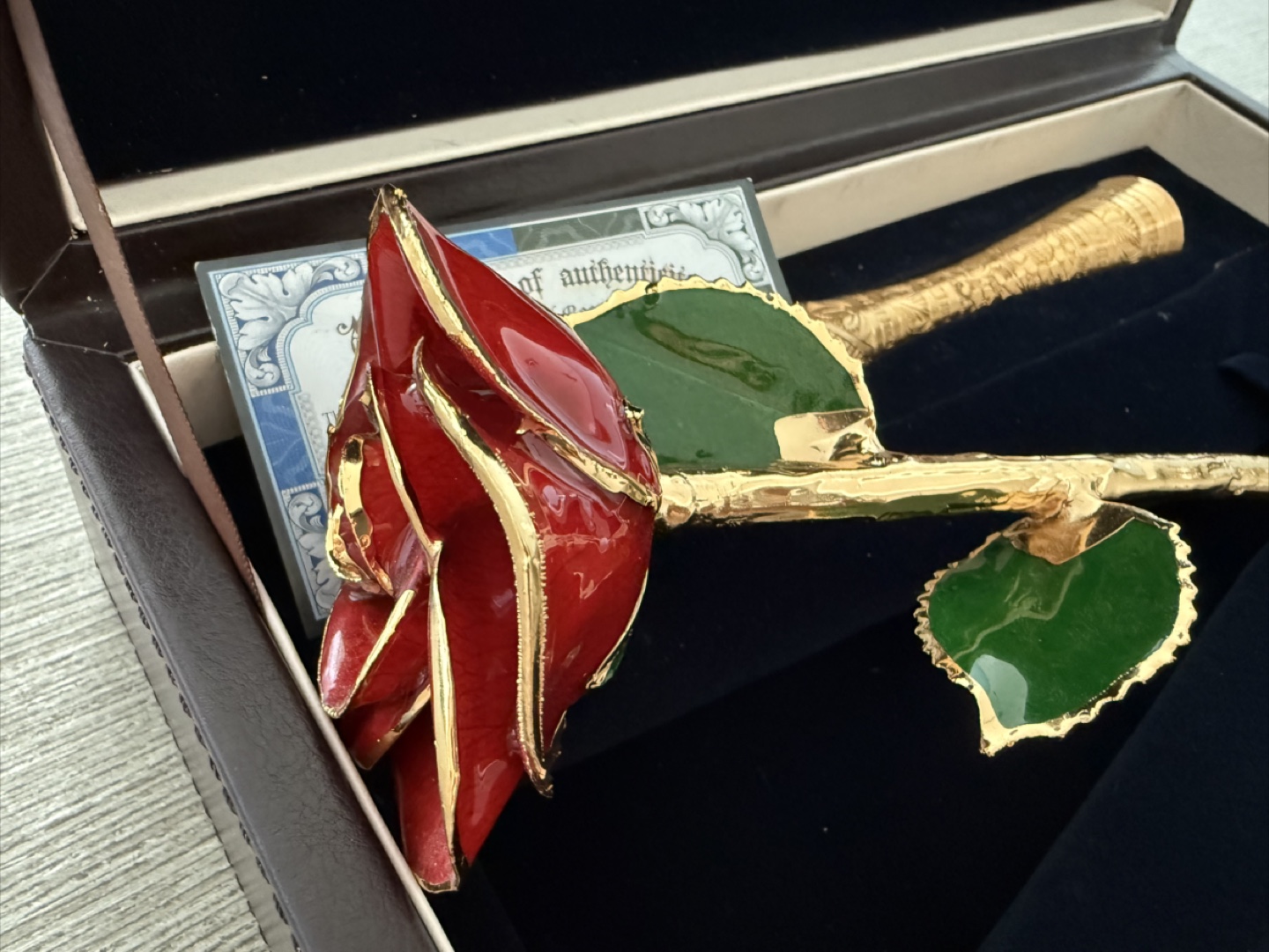 The Eternity Rose 24K Gold Dipped Rose - New in Box