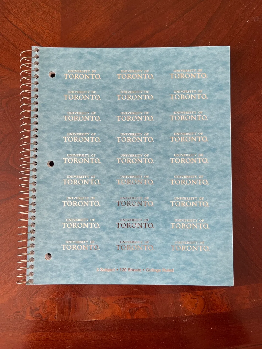 New U of T 3-subject notebook