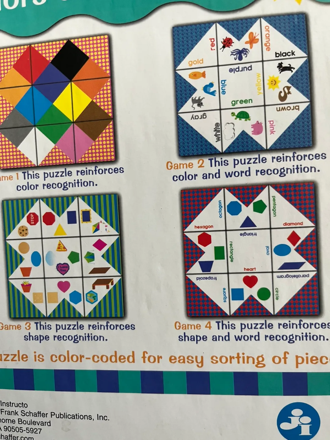 Puzzle Set - Smart Squares Colors and Shapes Puzzle image indicator(4)