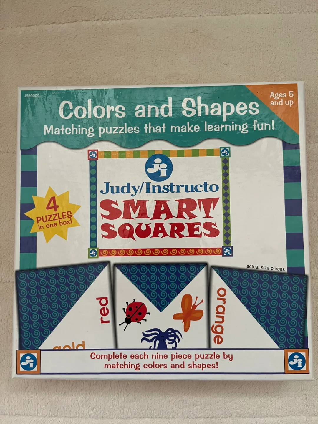 Puzzle Set - Smart Squares Colors and Shapes Puzzle thumbnail