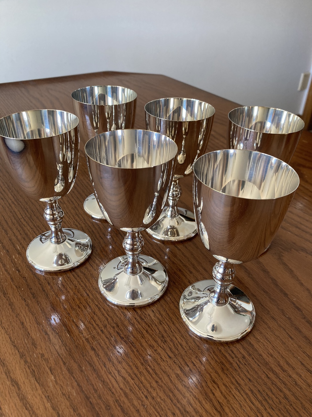 Set of Silver Plated Goblets - photo 5