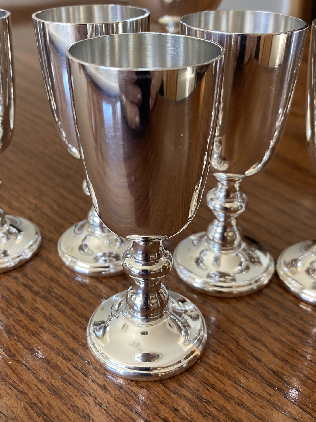 Set of Silver Plated Goblets