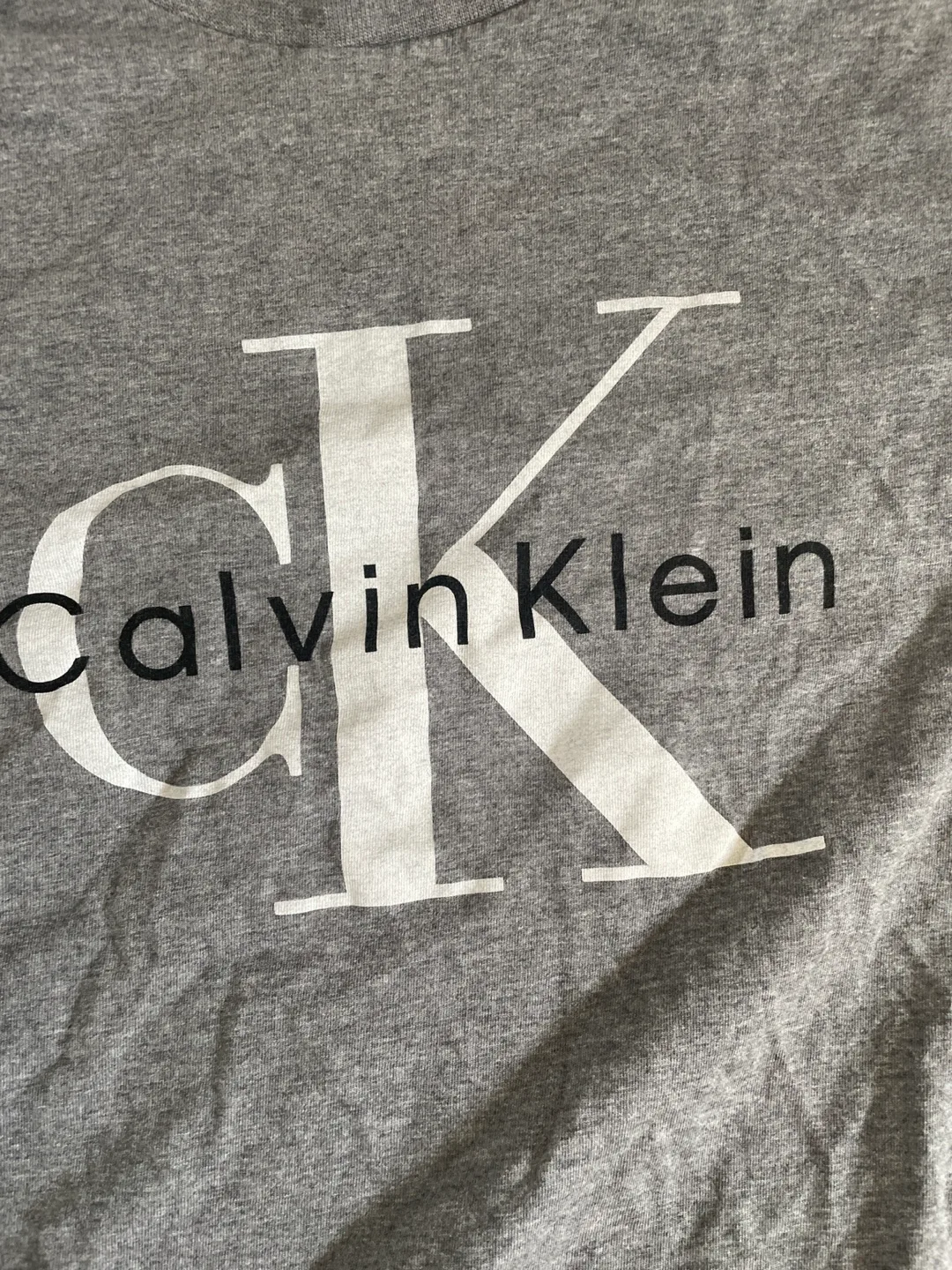 Grey calvin klein tshirt image indicator(2)
