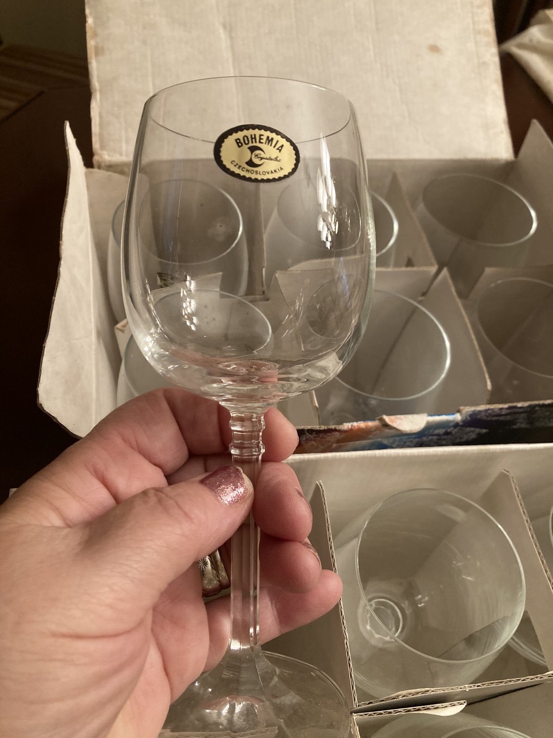 Bohemia Isabelle Wine Glasses Set
