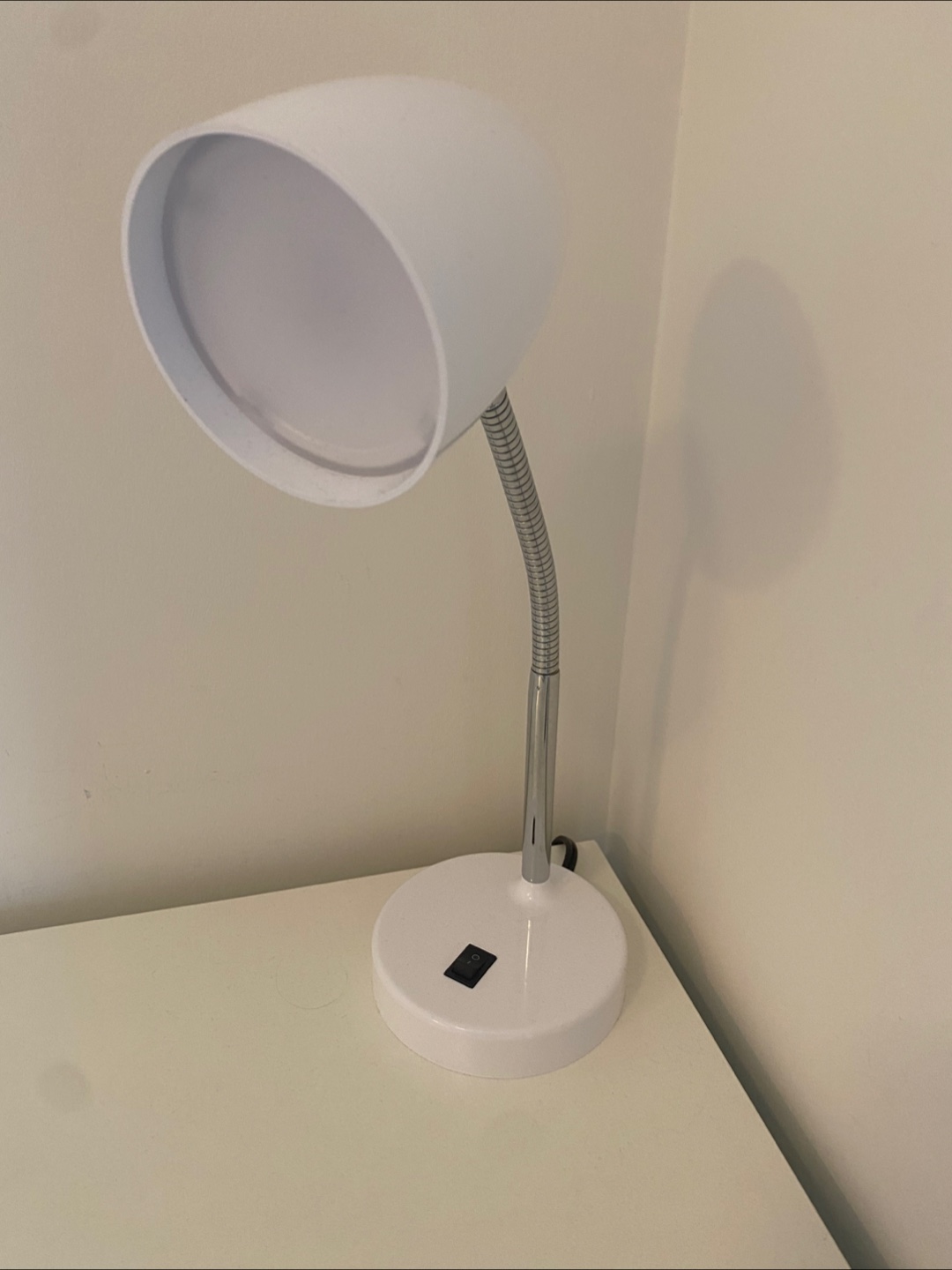 White Adjustable Desk Lamp