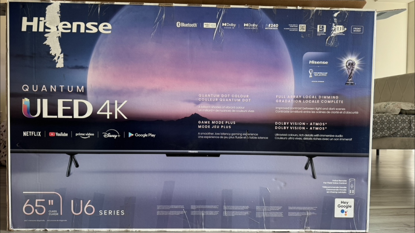 Hisense 65" Class U6 Series Quantum ULED 4K TV - photo 4