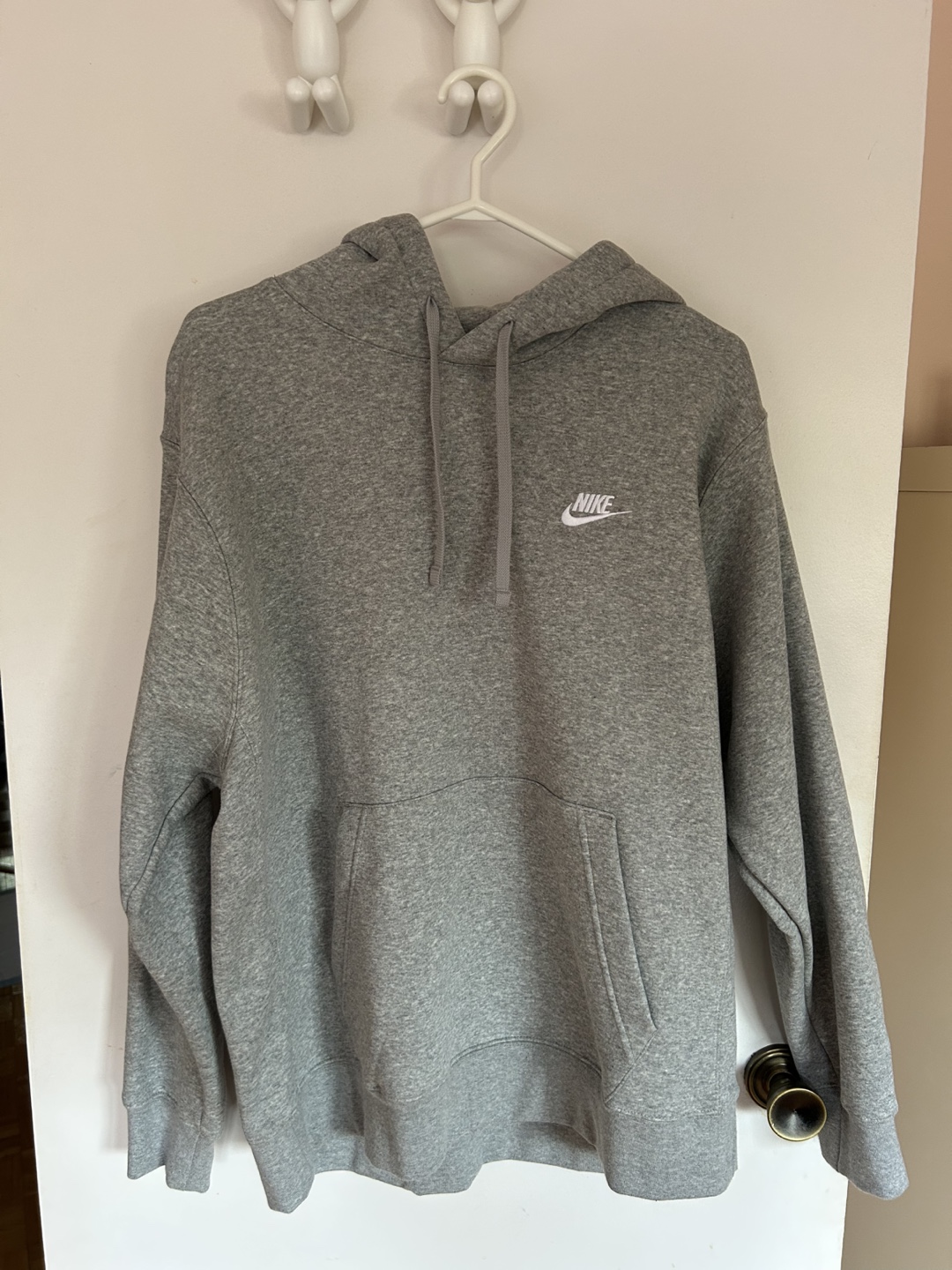 Nike Grey Hoodie - Size Large