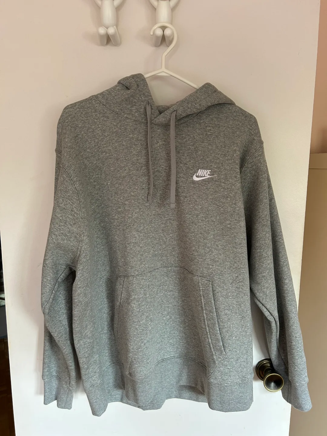 Nike Grey Hoodie - Size Large thumbnail