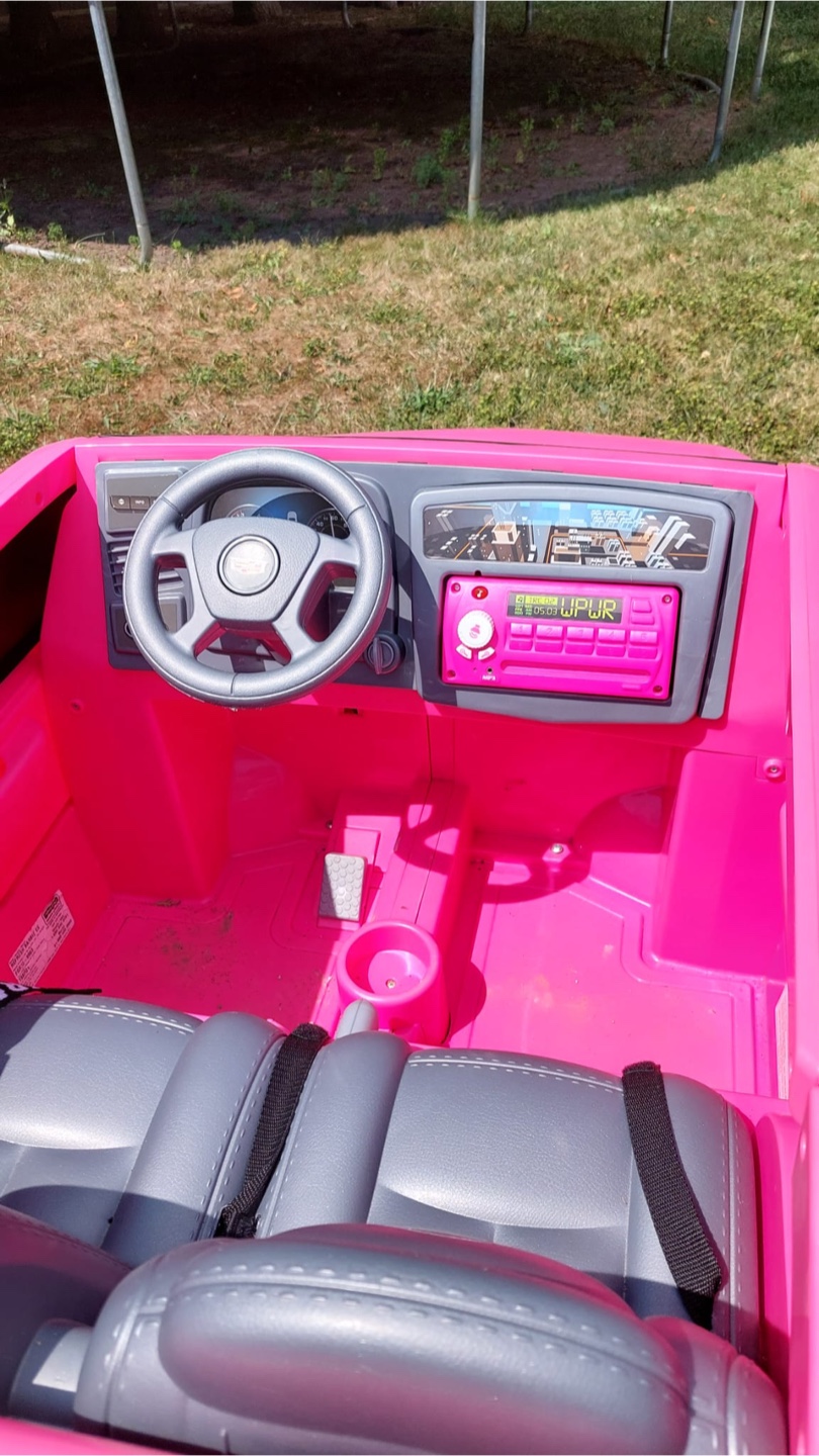 Pink Cadillac Barbie Ride-On Car - photo 2