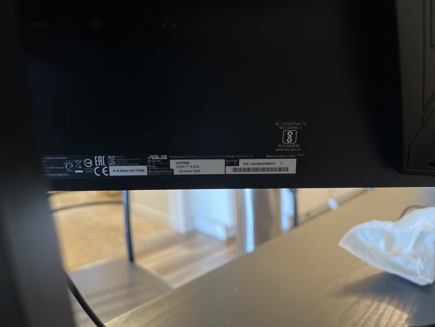 ASUS TUF Gaming VG279QM – 27” 280Hz - photo 4