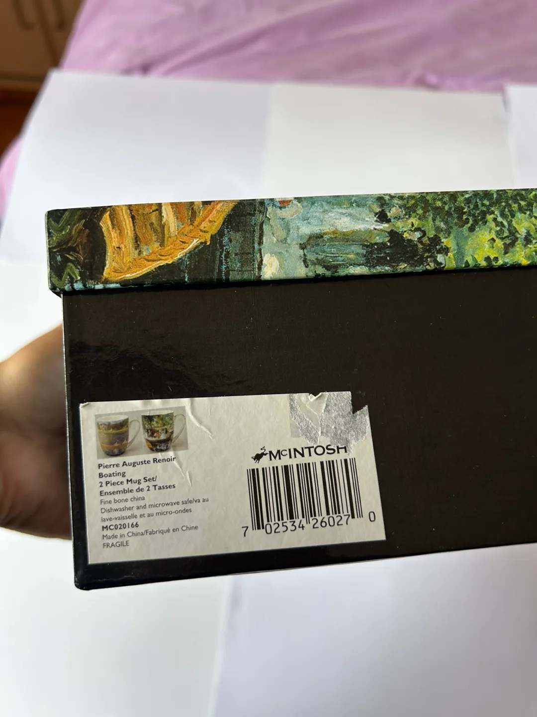 McIntosh Mug Set - Renoir Boating Scene image indicator(3)